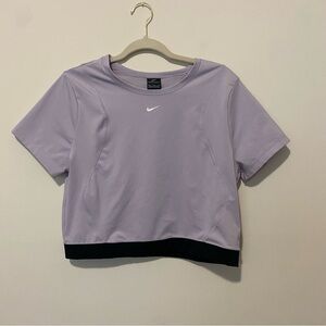 Nike Aeroadapt Lavender Cropped Athletic Top XXL